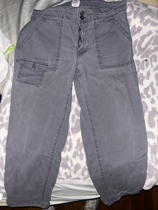 Time and Tru Pants - Casual Gray Utility Pants